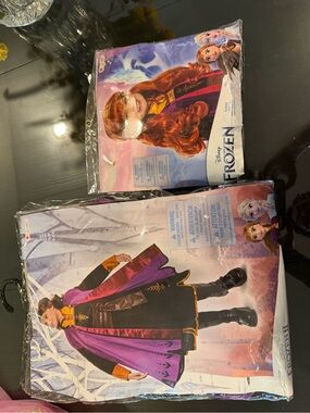Disney Anna Costume Set - Purple, Black & Gold Accents